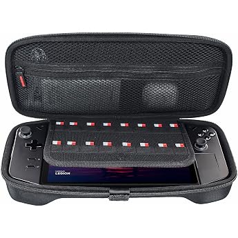 YIIWAY Hard Case Compatible with Lenovo Legion Go / Go S / Go 2 Gaming Console Protective Case Carry Bag Bag Only - Black YC84006