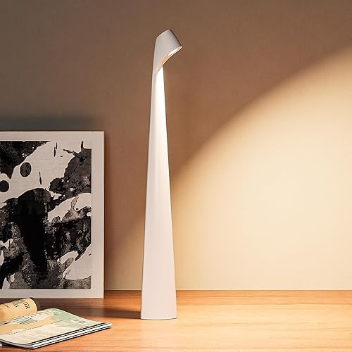 HAPYGI Portable Cordless LED Desk Lamp, Rechargeable Wireless Table Lamp,