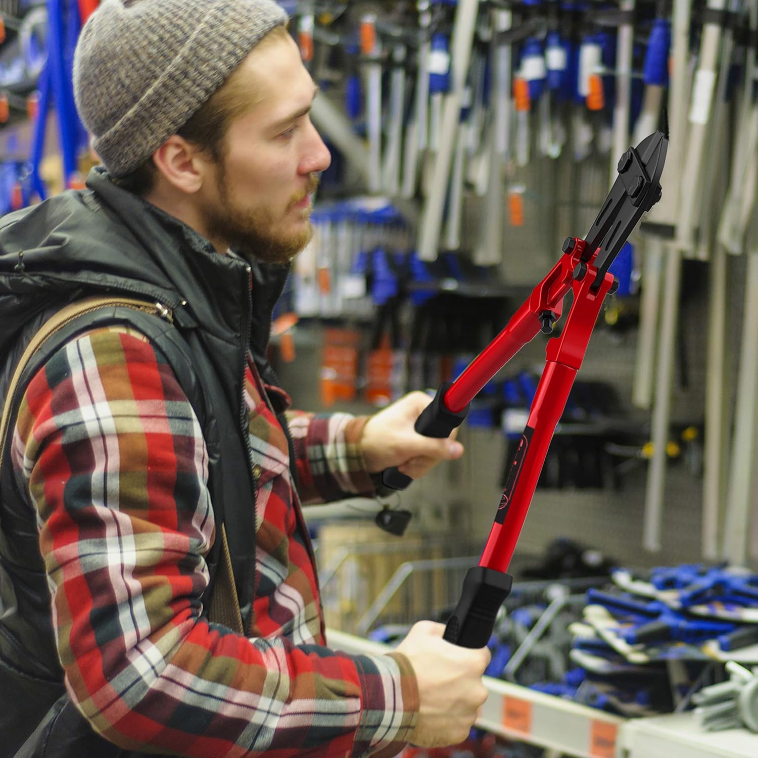 Black Friday - 80% OFF Stalwart 75-HT40096 14” Bolt Cutter- Drop Forged Hardened Alloy Steel & Ergonomic Grips-Cuts 5/8” Chains, Wires, Rods, Bolts, Padlocks, & More-Hand Tools One-Day Sale: Up to 40% Off Stalwart 75-HT40096 14” Bolt Cutter- Drop Forged Hardened Alloy Steel & Ergonomic Grips-Cuts 5/8” Chains, Wires, Rods, Bolts, Padlocks, & More-Hand Tools