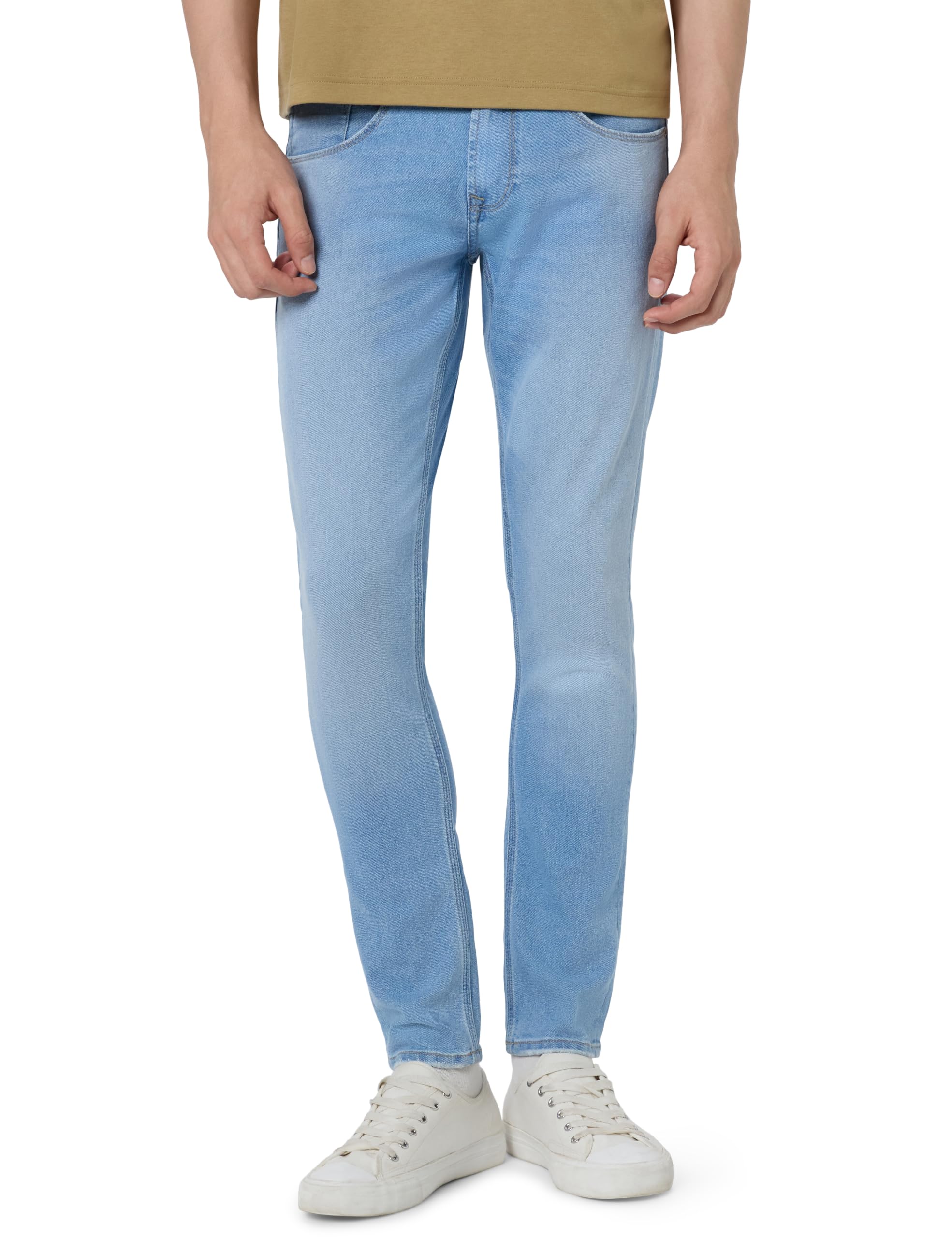 spykar Men Blue Slim Fit Low Rise Casual Jeans-picture-37