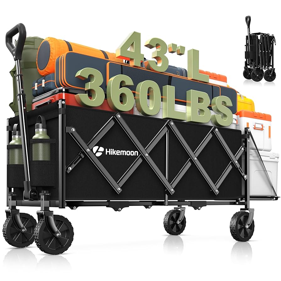 Collapsible Wagon with Extended Tailgate