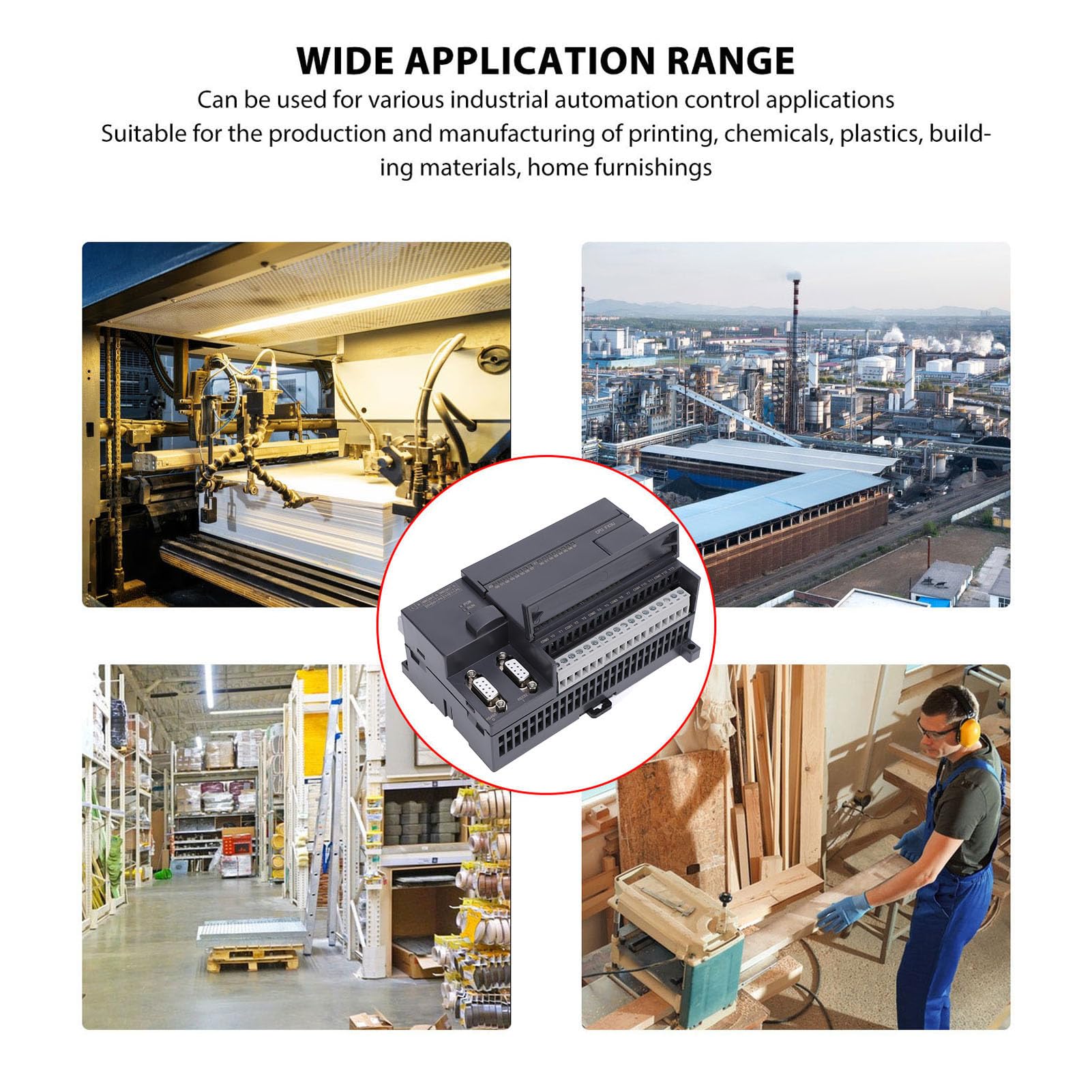 Modulo controller logico programmabile 16 ingressi 12 uscite Scheda di controllo programmabile industriale Dc24v Stabile ad alte prestazioni per scenari di controllo industriale