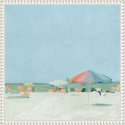 Amanti Art Lienzo enmarcado para pared, 16 x 16 pulgadas, paleta de verano II por Emma Scarvey, lienzo enmarcado para pared, obras de arte