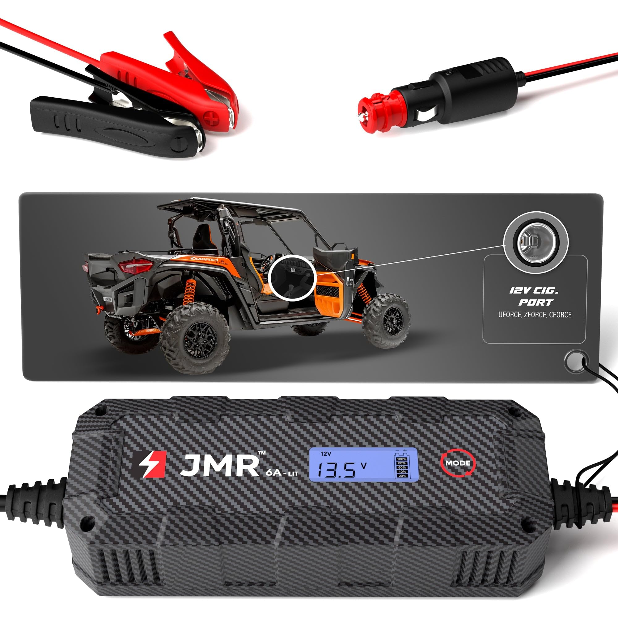 Amazon.com: JMR Battery Charger for CFMoto UFORCE ZFORCE CFORCE