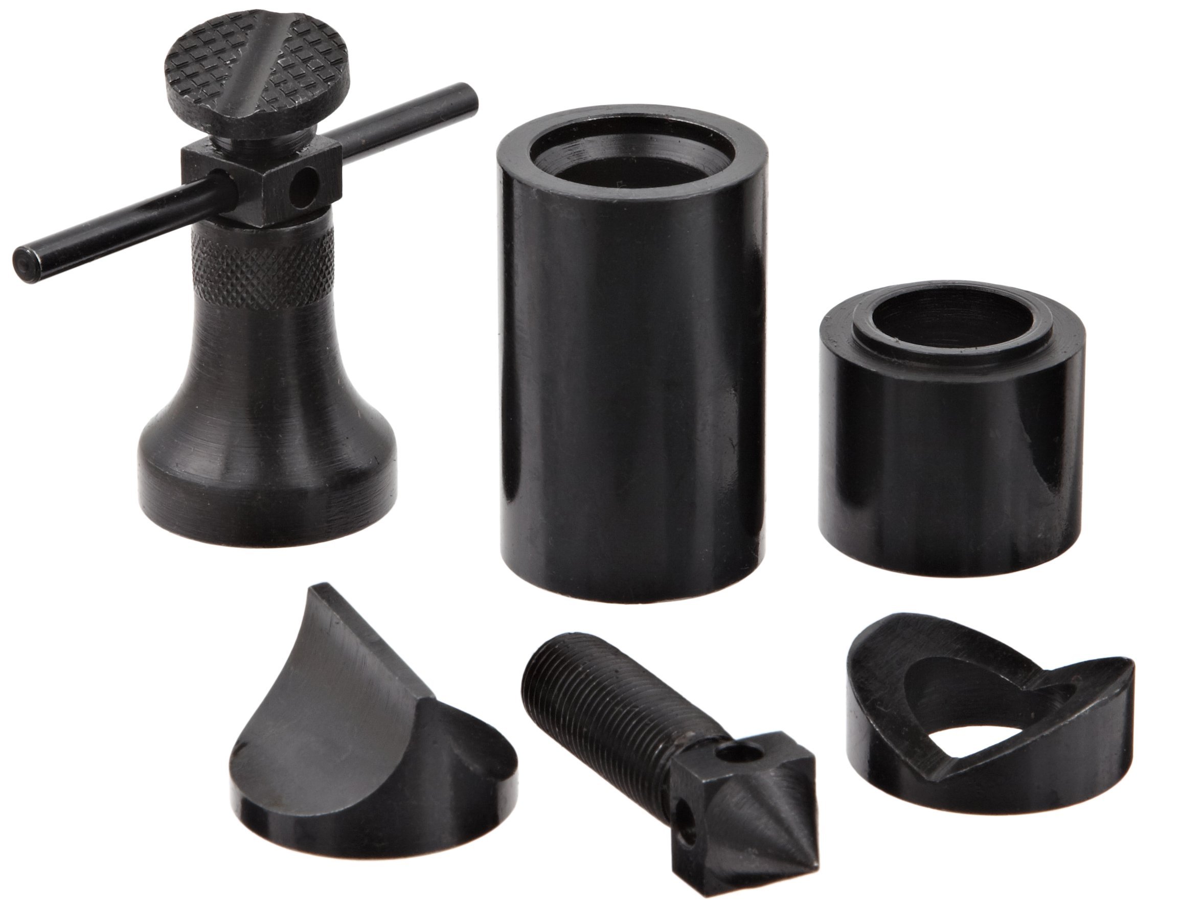 Fowler 52-104-000-0 Screw Machinist Jack Set with 2.25" to 3.375" Measuring Range, Black - 4 Pack
