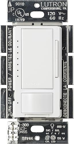 Lutron Maestro - Regulador de intensidad LED con sensor de movimiento Lutron Maestro - Regulador de intensidad LED con sensor de movimiento