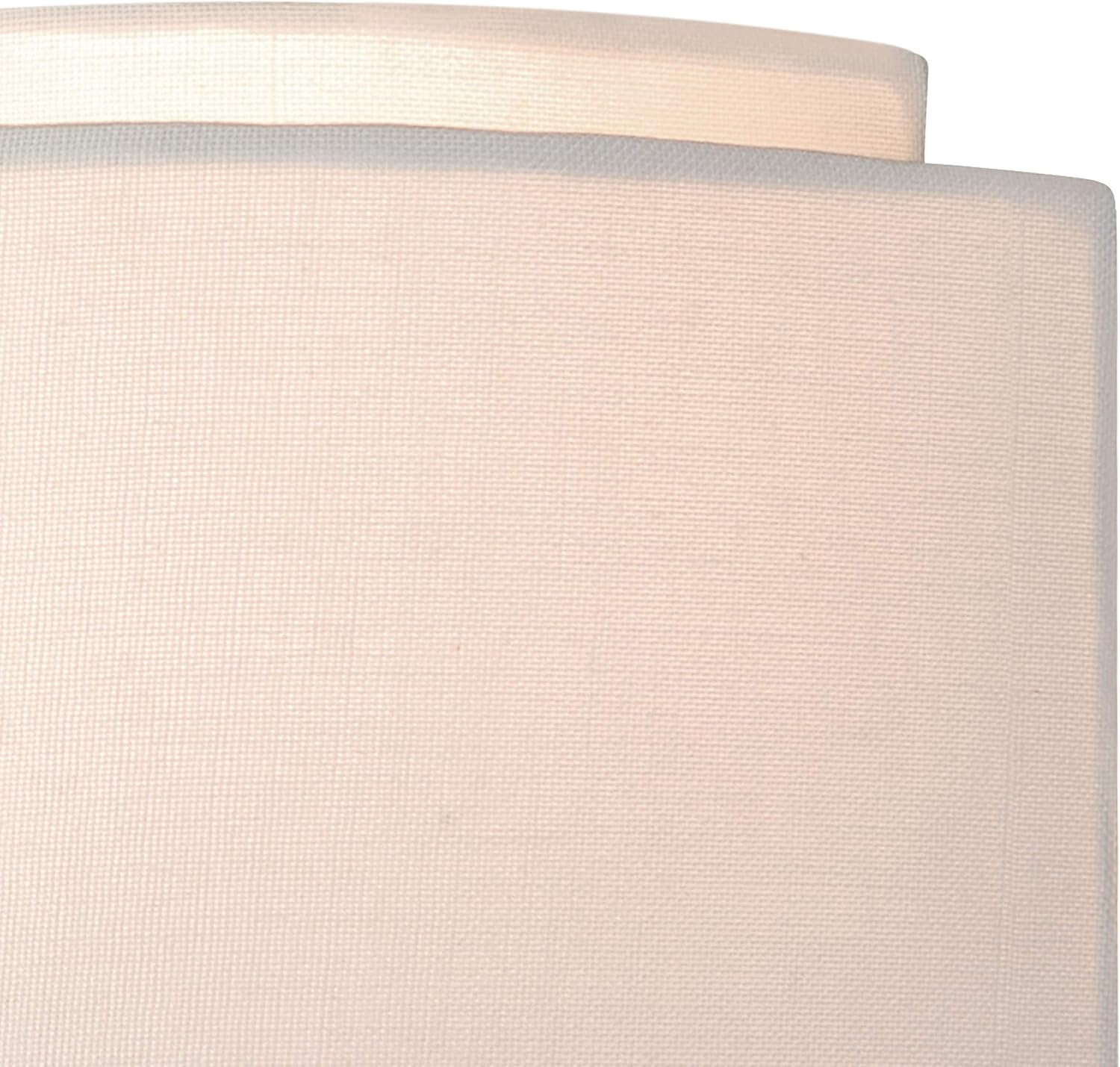 VAXCEL Burnaby 1 Light Gold Mid-Century Modern Flush Wall Sconce White Linen