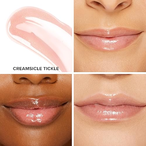 Vista 37 de Too Faced Brillo de labios para inyección de labios de máxima resistencia extra fuerte Hidratante + relleno 01 Original (transparente)