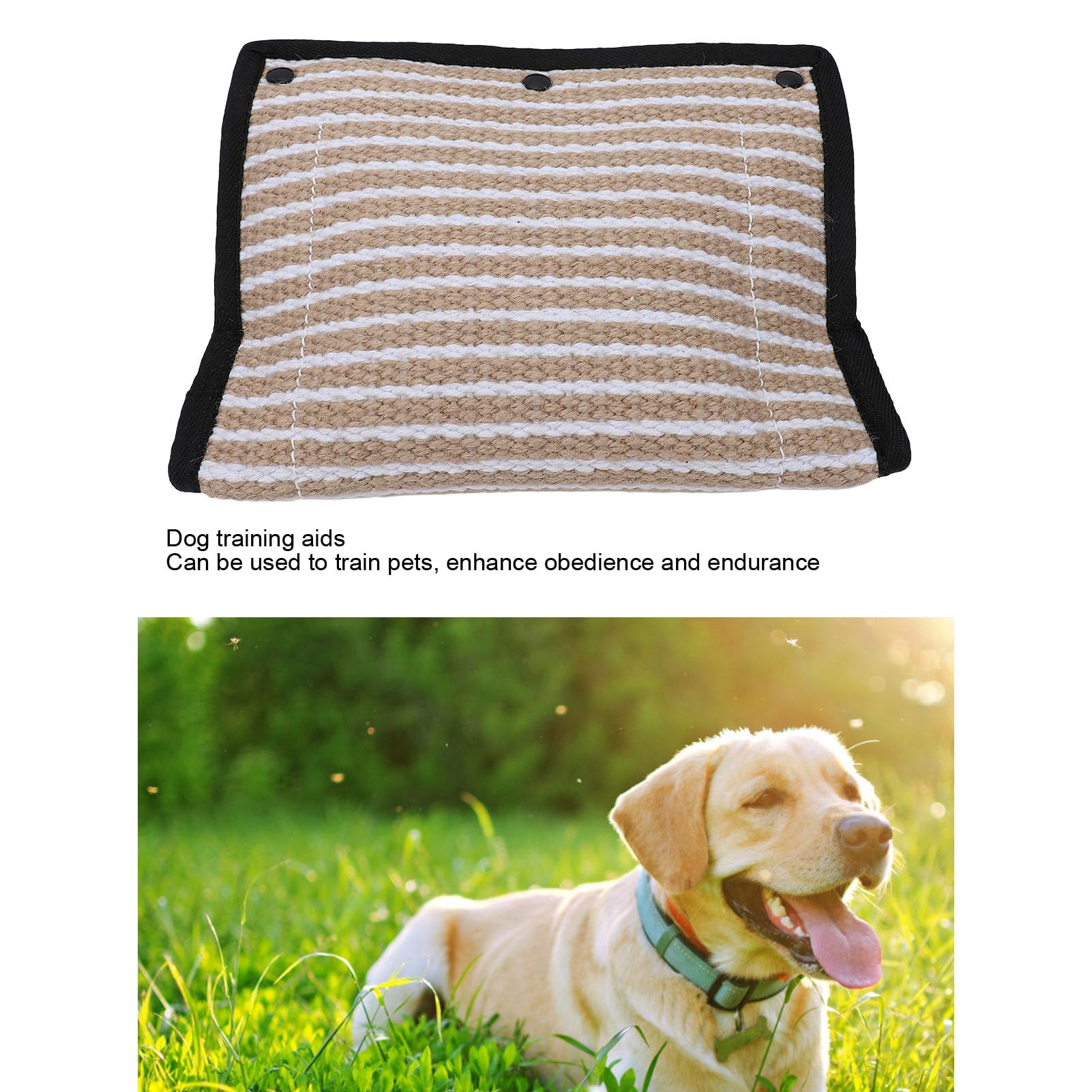 Focket Almohada para Mordeduras de, Juguete de Yute Grueso a Prueba de Mordeduras, Almohada de Entrenamiento para Perros con Ergonómico para Perros Medianos a Grandes, Obediencia Al Aire Libre,