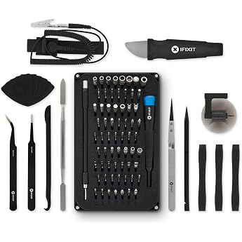 iFixit Pro Tech Tool Kit (Black Edition) - Electronics Bit Set and Opening Tools for Mobile Phone, Laptops, PC, Game Consoles