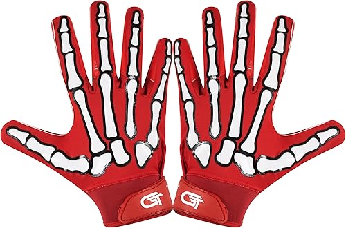 Glorious Traders Adult & Youth Football Gloves - Ultimate Performance Booster with Super Sticky Grip