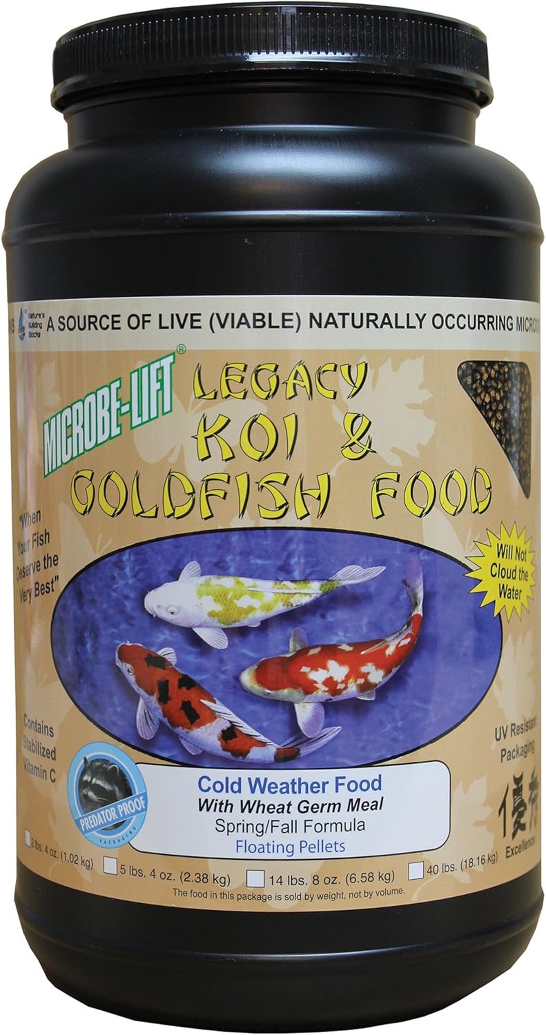 MLLWGMD Wheat Germ Koi and Goldfish Food, 2.4 -Pound