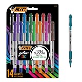 BIC Gel-ocity Smooth Stic Gel Pens, 14-Count, Medium Point (0.7mm) – view 1