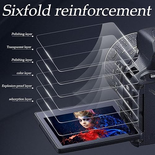 Miniatura 3 de ZLMC Protector de pantalla Canon EOS M50 Mark II, adecuado para EOS M50 M50 Mark II, protector de pantalla de vidrio templado resistente a los