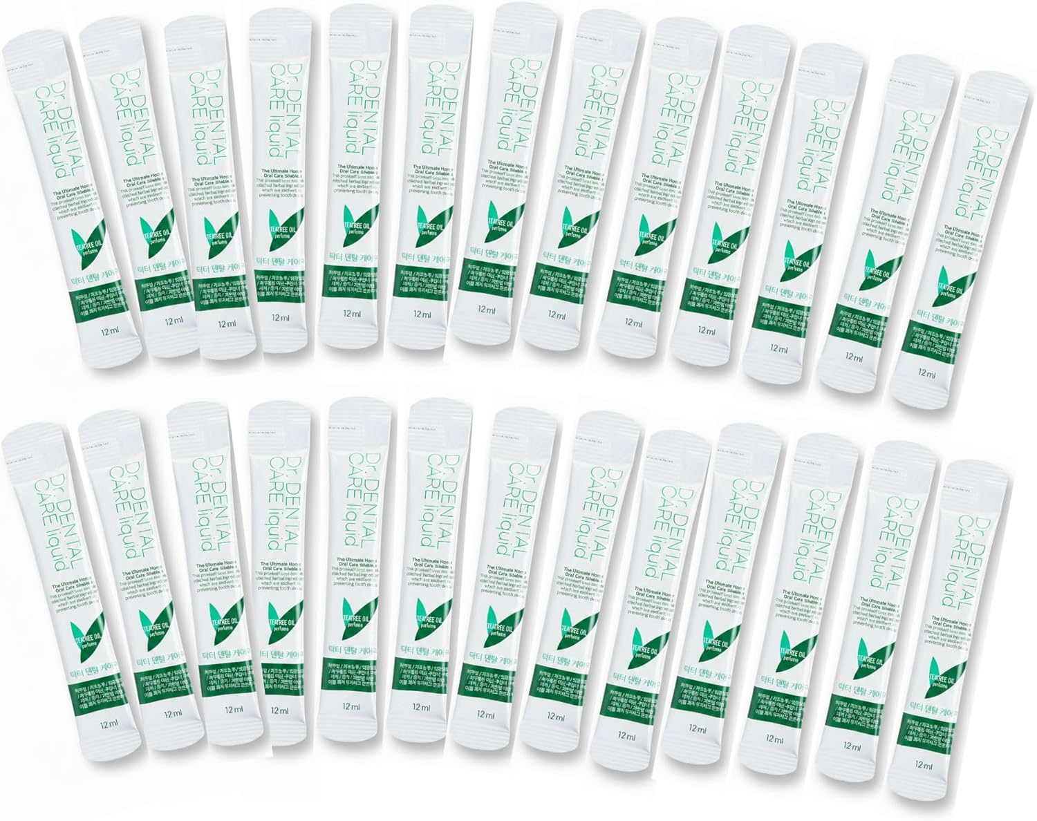 Portable Mouthwash Packets with Fluoride – Easy-Tear, Travel-Friendly Fresh Mint Rinse, Natural Mint Ingredients – Trusted in Korea, Perfect for On-The-Go Oral Care, Made in Korea (24-Pack)