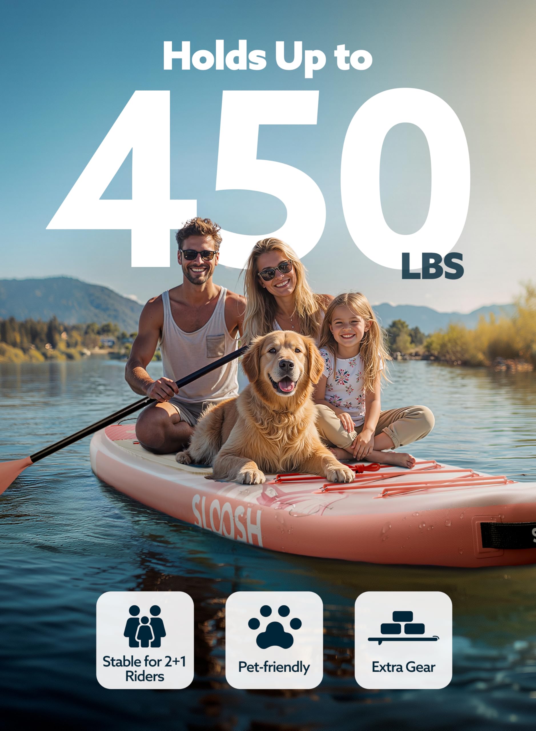 SLOOSH 10'6" Inflatable SUP & Pump Bundle Gallery Image