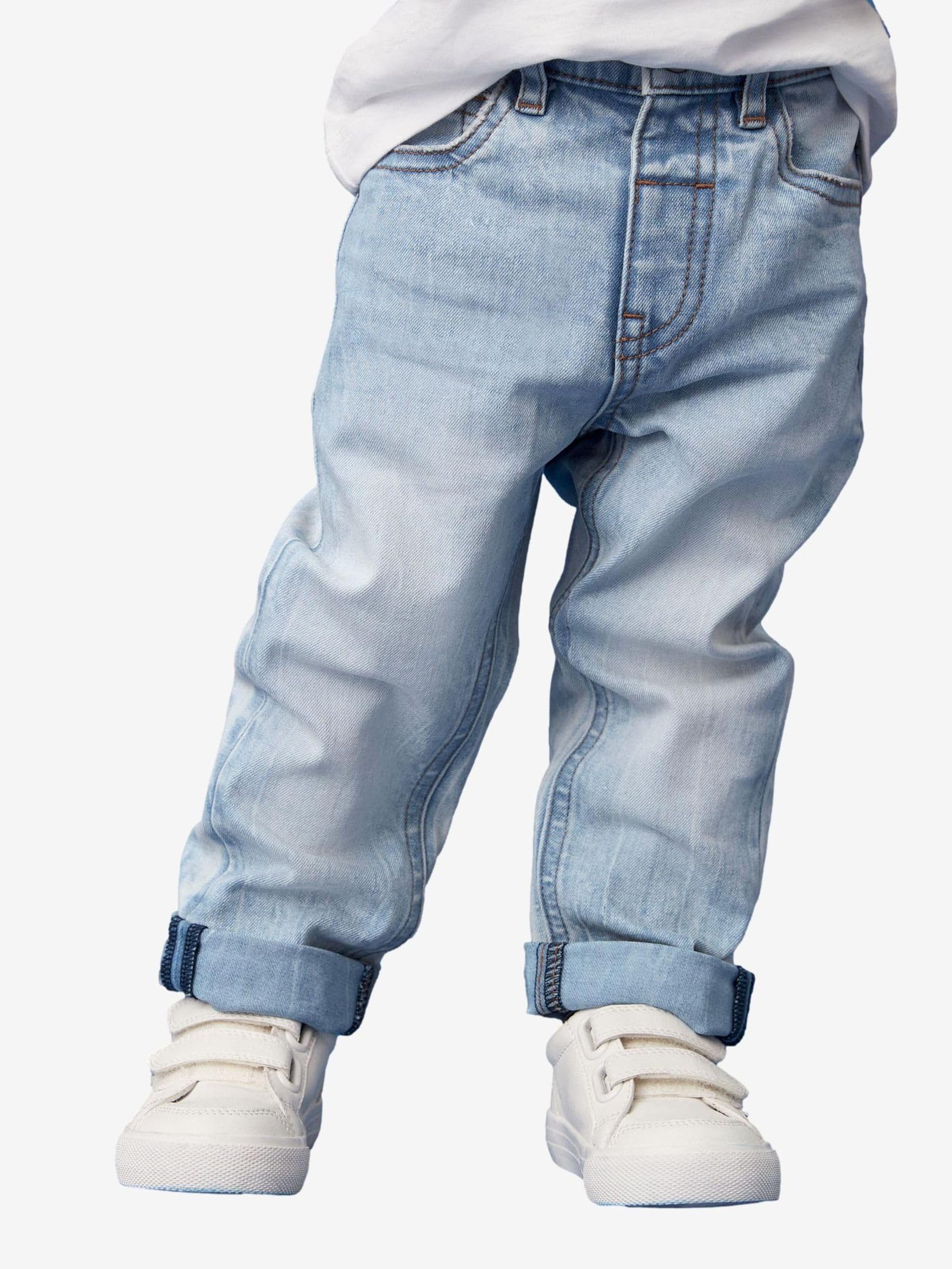 NEXT Garçon Jean Stretch Standard Confortable Bleach Denim 4 Ans-5 Ans