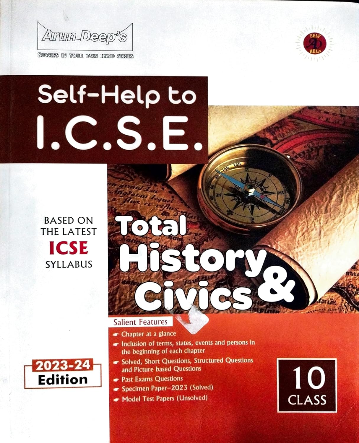 Arun Deep's SelfHelp to ICSE Total History & Civics Class 10 202324 Edition Amazon.in Books