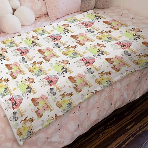 Miniatura 4 de HawSkgFub Manta bohemia de girasol de vaca de las tierras altas, regalo para niñas, diseño floral de yak de granja, manta de forro polar, manta de