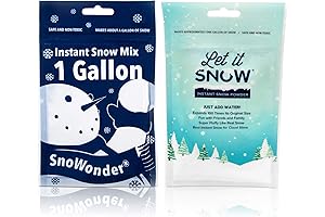 Keep the Festive Spirit Alive!  SnoWonder Instant Snow Powder for Slime and Holiday Decorations
