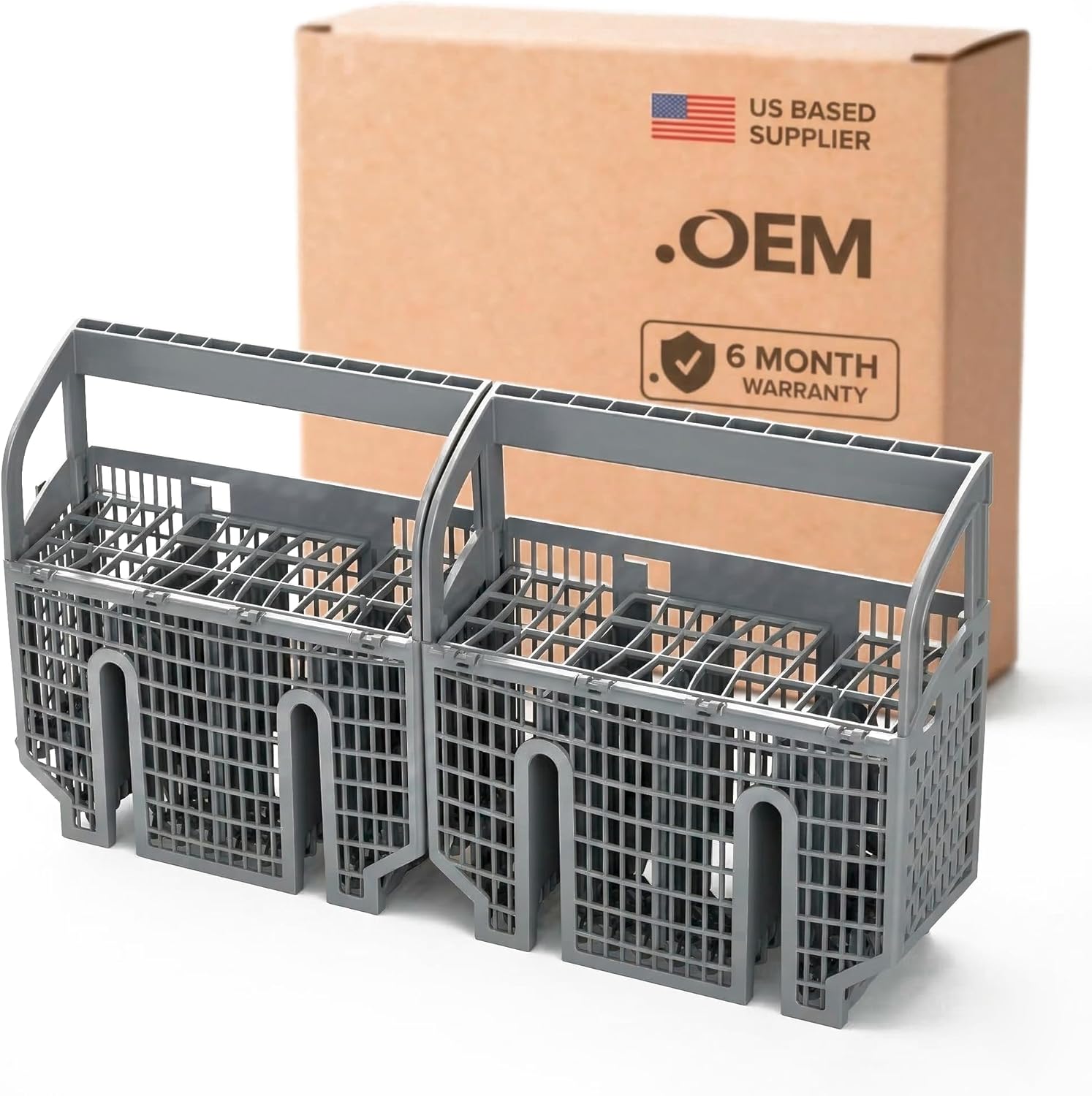 US-Based Supplier - 00675794 Dishwasher Cutlery Silverware Basket - Compatible With Bosch Dishwasher - Replaces 1550677 AP4483661 PS8733632 EAP8733632 PD00027582 675794 00704855 704855 11027062