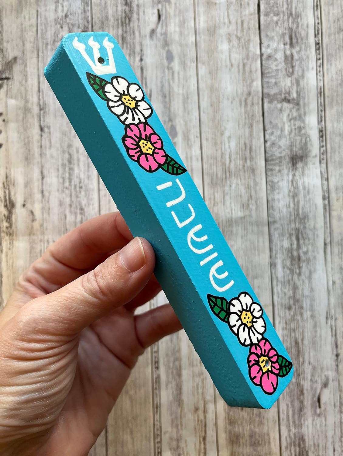 Personalized Mezuzah with Optional Kosher Scroll - Handcrafted Children's Scroll Case, Meaningful Jewish Baby Gift