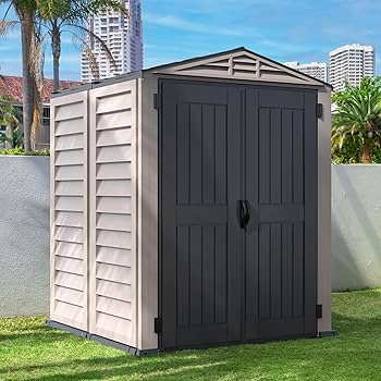 チェクメイト Amazon.com : Duramax YardMate 5' x 5' Plus Plastic Garden Shed