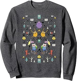 CN Adventure Time Group Shot Icons Sweatshirt