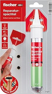 Fischer REPAIR SPATZTEL, 1 spatule de réparation, 70 ml, comble les trous, répare les fissures, durcit rapidement, sans outils, produit assorti 545948