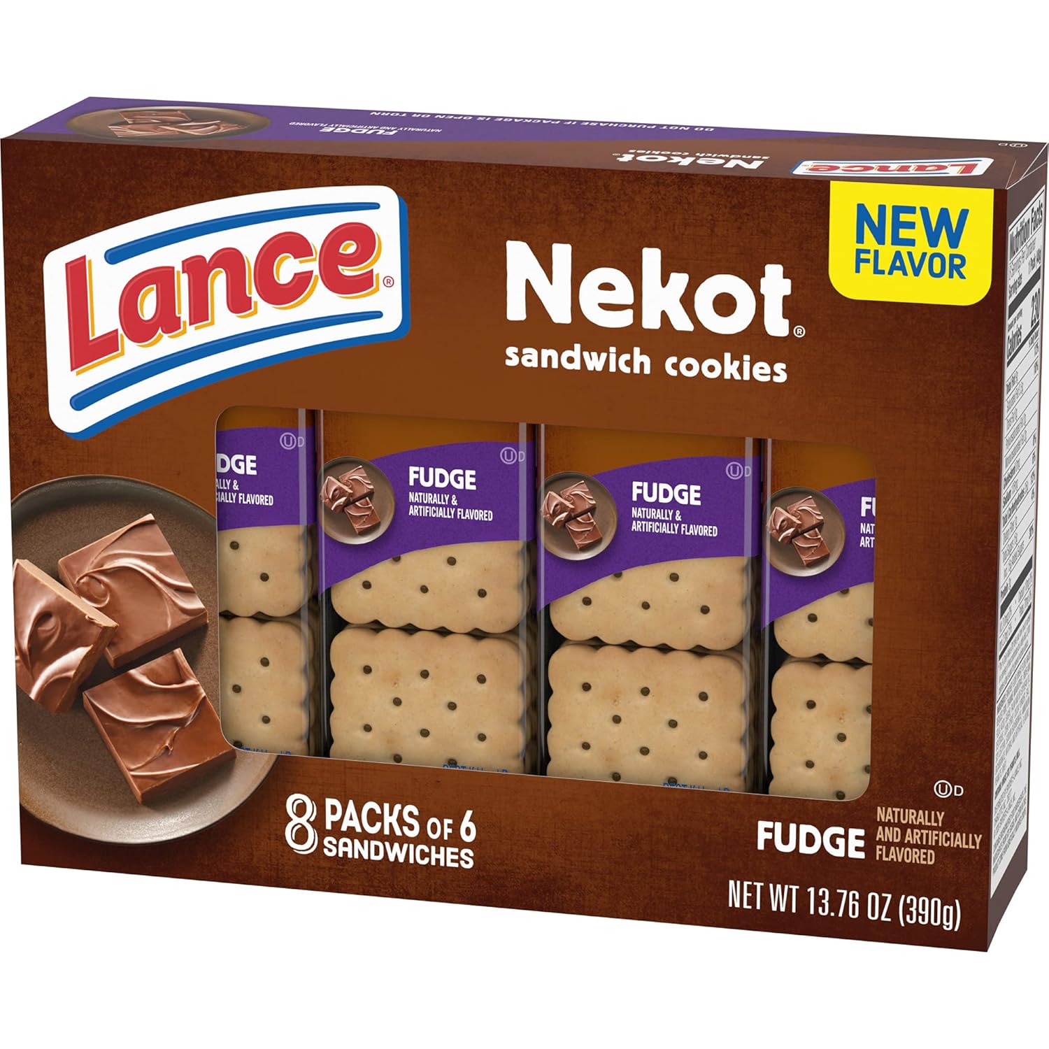 Lance Chocolate Fudge Cookies (Box of 3)