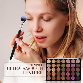 Profusion Cosmetics Starlet 35 Shade Master Eyeshadow Palette (golden neutrals to deep berries and glamorous glitter hues)