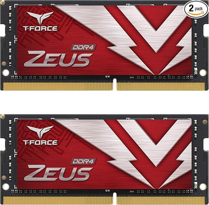TEAMGROUP T-Force Zeus DDR4 SODIMM 16GB (2x8GB) 2666MHz (PC4-21300) 260 Pin CL19 Laptop Memory Module Ram - TTZD416G2666HC19DC-S01 at Amazon.com