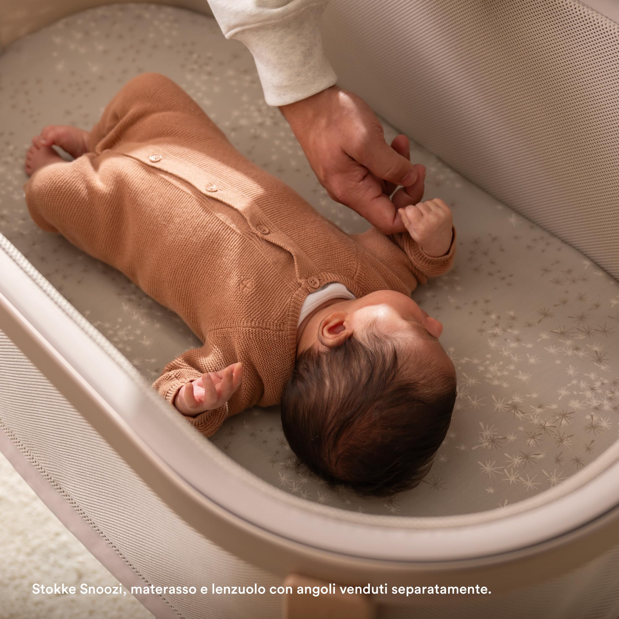 Stokke Snoozi Telo Protettivo, Bianco - Protegge il materasso da piccoli incidenti e versamenti - Realizzato in 100% poliestere - Lavabile in lavatrice