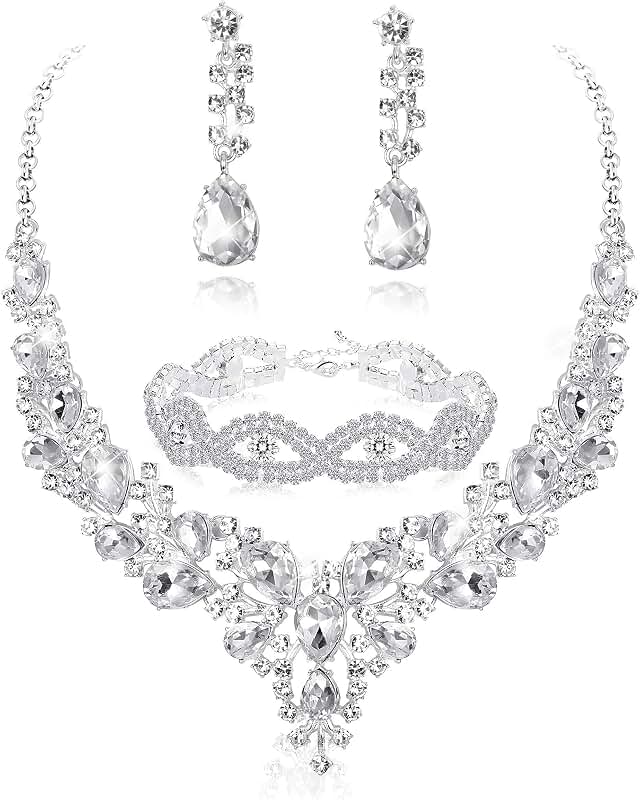 Womens Rhinestone + Chain Earrings Vintage Costume Accessories Female Halloween