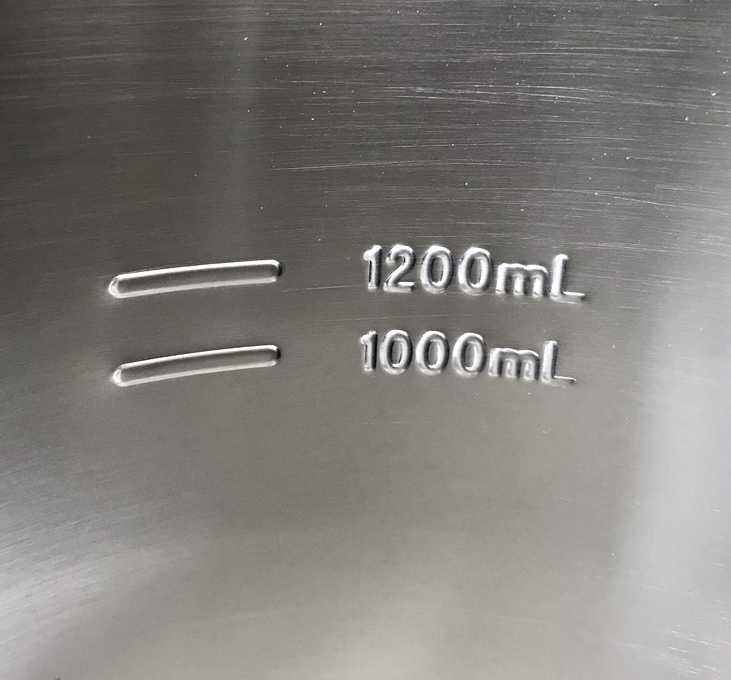 SoyaPower G4 pitcher interior with 1000ml and 1200ml fill lines.