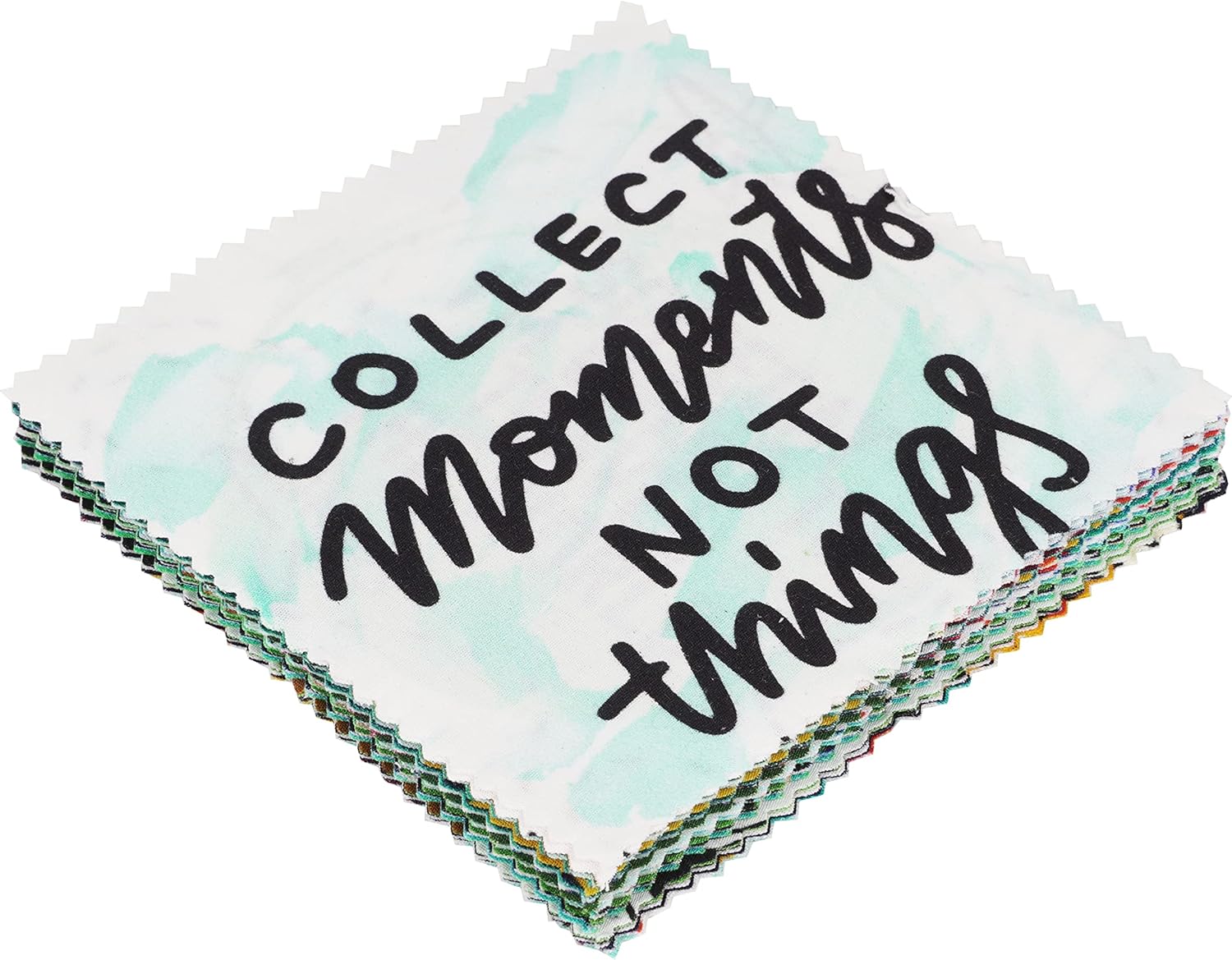 Soimoi Precut 10-inch Travel Prints Cotton Fabric Bundle Quilting Squares Charm Pack DIY Patchwork Sewing Craft- Multicolor