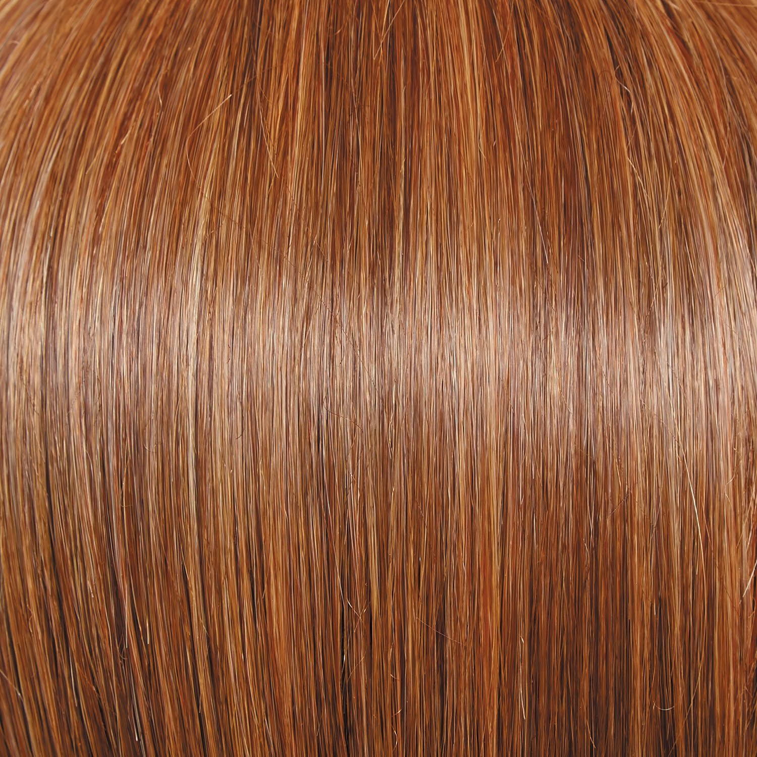 Top Billing 12" Length Topper - Color RL30/27 Rusty Auburn Tru2Life Heat Friendly Synthetic Lace Front Monofilament Base Womens Hairpiece Postizo Extra Volume