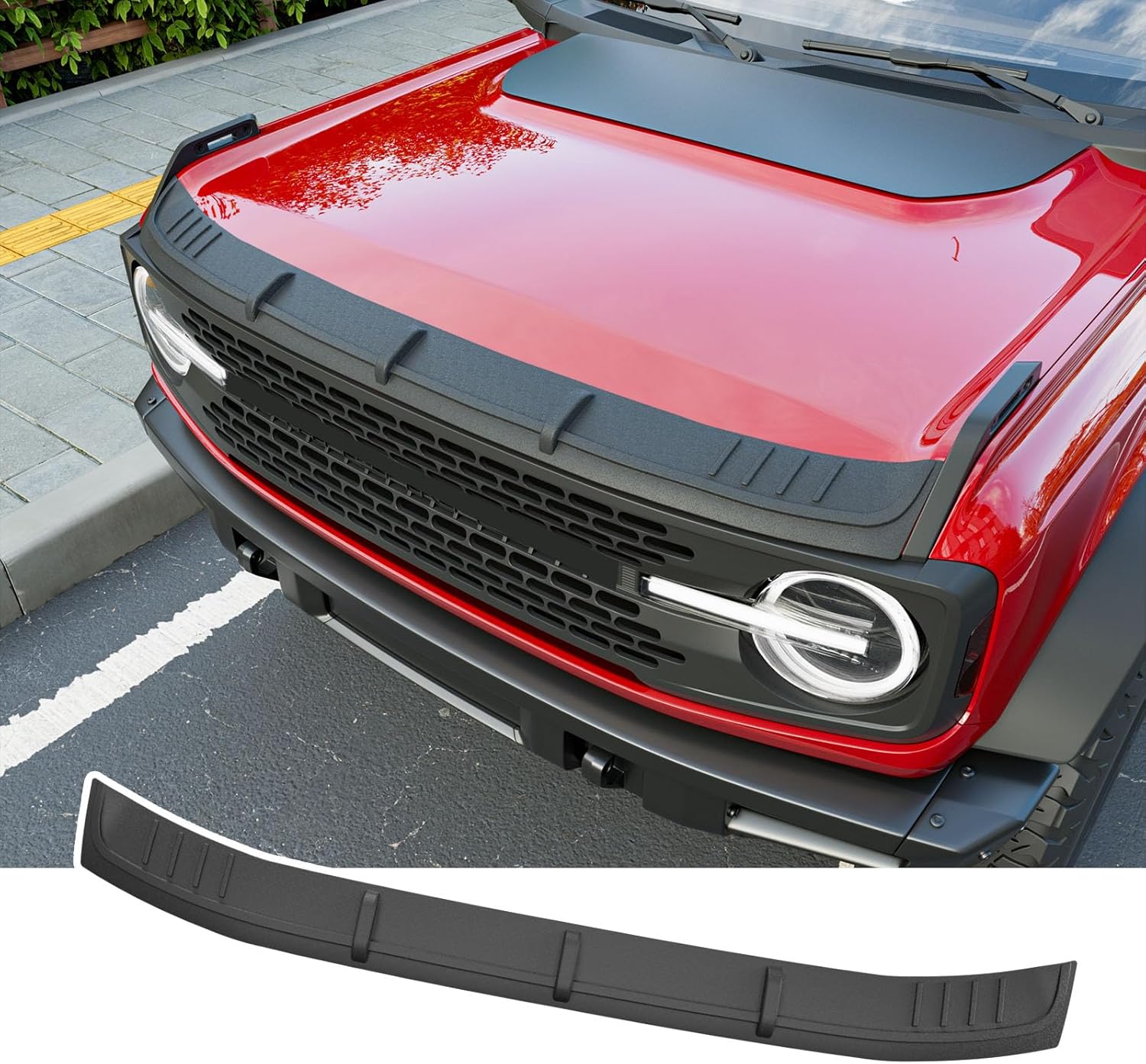 xipoqix Hood Protector Compatible with 2022-2026 Toyota Tundra 2023-2026 Sequoia Hood Shield Hood Deflector Replacement for 22-26 Toyota Tundra Accessories