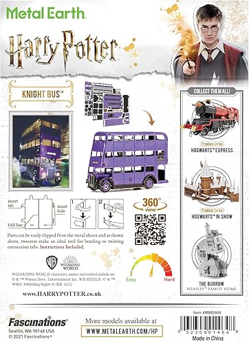Miniatura 7 de Metal Earth Harry Potter Knight Bus - Kit de accesorios de metal 3D