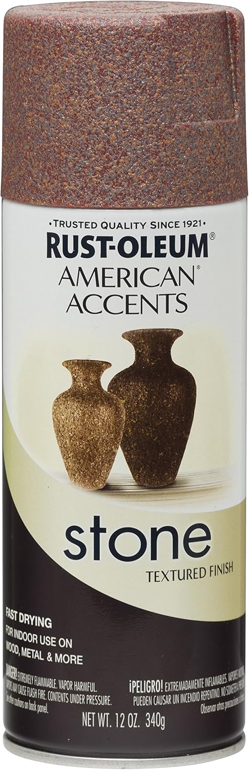 Rust-Oleum 286729 Stone Creations Spray Paint, Mica Red Rock