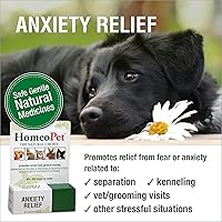 Vista 2 de HomeoPet Anxiety Relief Medicine for Pets, Natural Anxiety Relief for Dogs and Cats, Cat and Dog Calming Medicine, 15 Milliliters