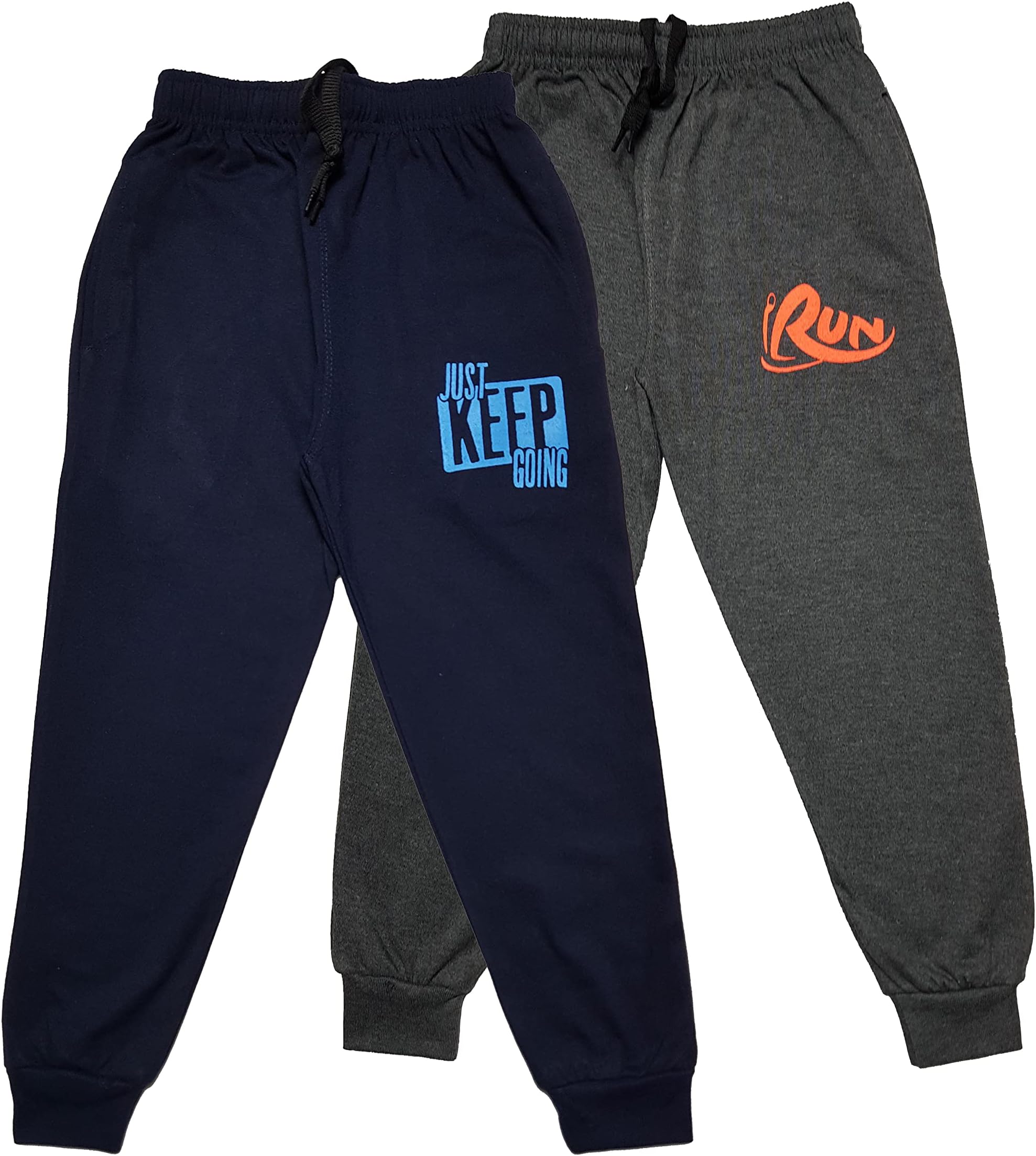 Sam & RashKids Regular fit Track Pants, Joggers for Kids, Cotton Pajama and Lowers for Boys and Girls (Pack of 2)