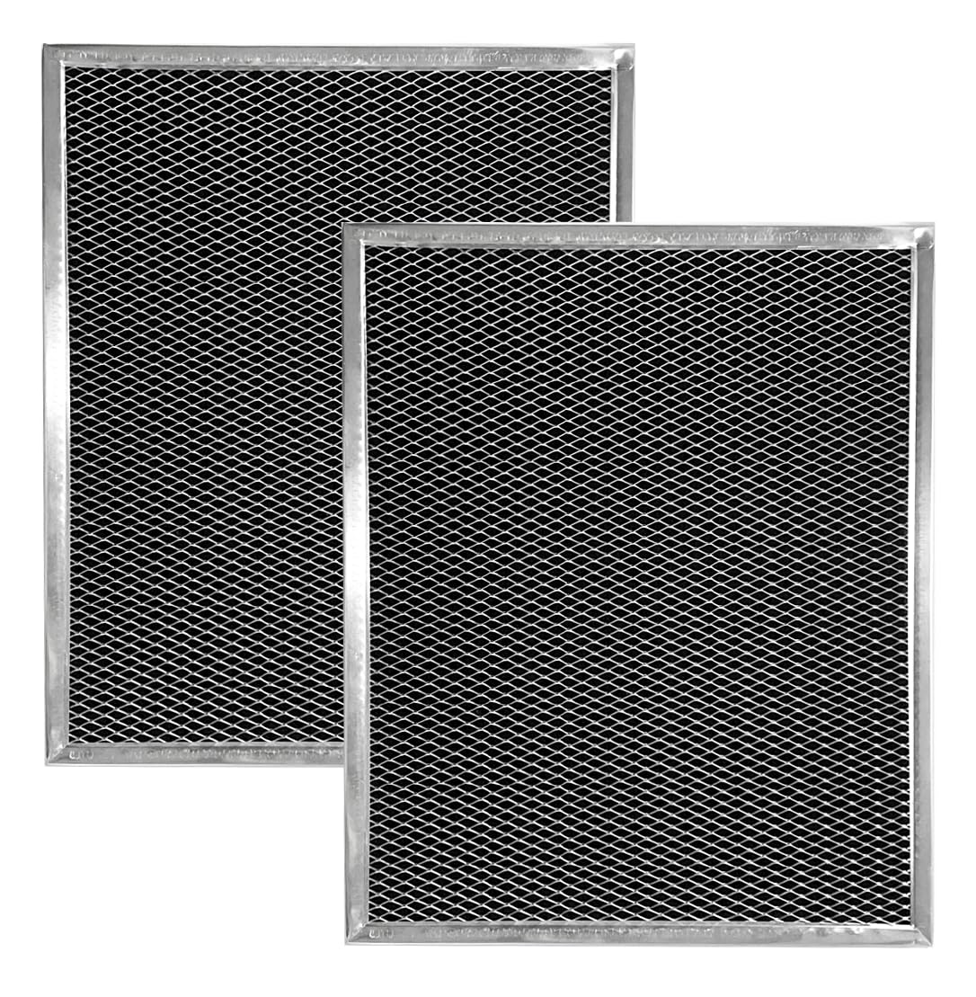 BPSF30 99010308 WB02X10707 compatible with GE and Broan QS WS NON-Ducted Thick Range Hood Charcoal Carbon Filters 10.8 X 13.3 X 0.09 inches