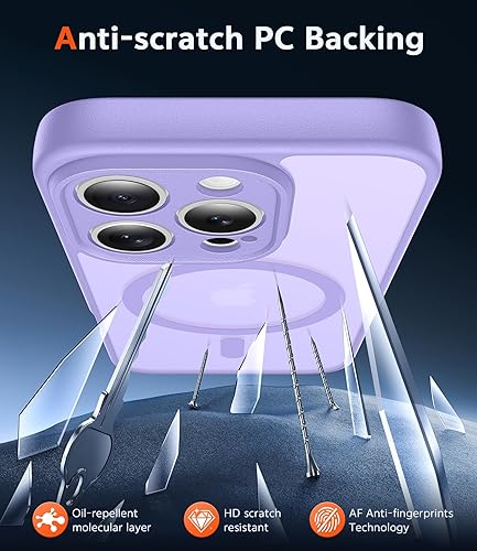 Miniatura 194 de Fntcase Funda para iPhone 15 Plus y 14 Plus de 6.7 pulgadas, magnética, a prueba de golpes de grado militar, antiamarilleo, delgada, protectora