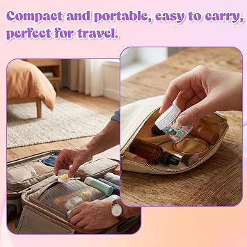 6Pcs Travel Pots Mini Cream Pots Traveling Jars with Lids