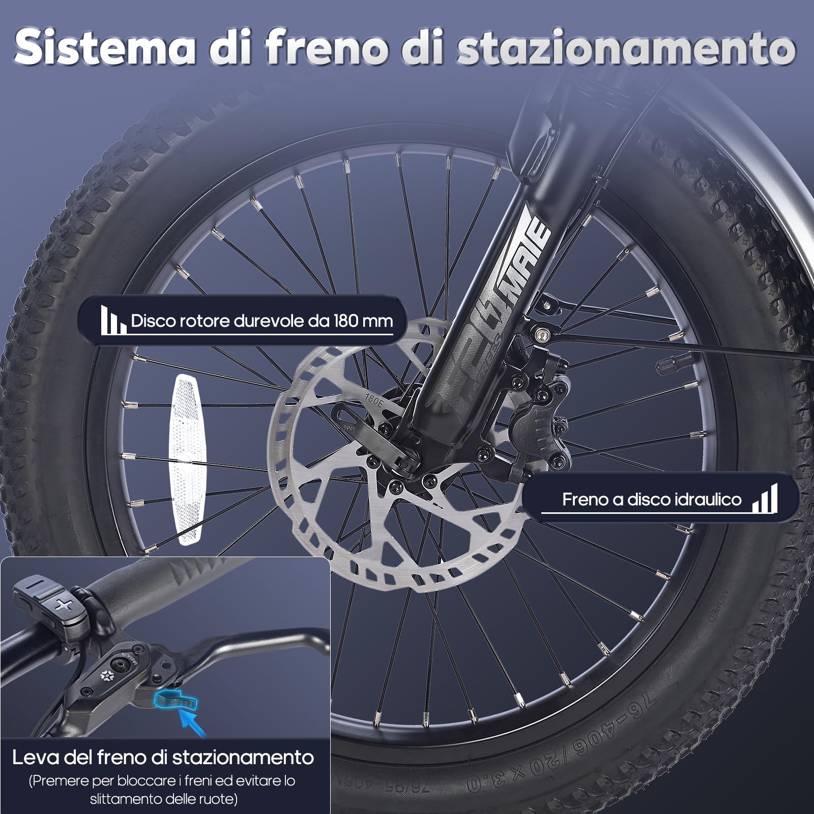 Fafrees F20 MATE Triciclo Elettrico Adulti Pieghevole, Motore 65N.m con Differenziale, E-Bike 3 Ruote con Doppia Sospensione, Batteria 48V 18.2Ah Rimovibile