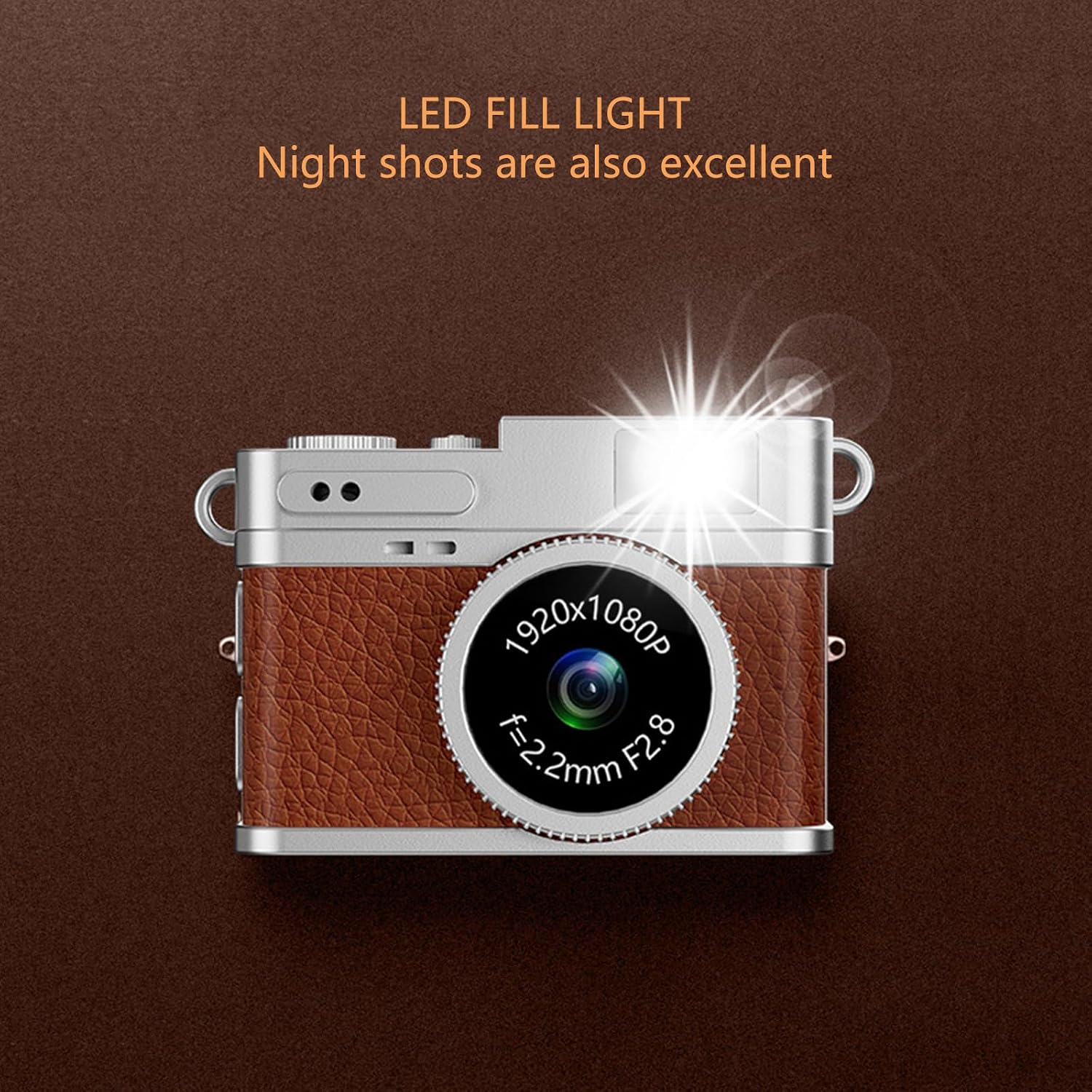 Miniature Travel Camera 1080P 30FPS 0.96" Display & 180mAh Battery Simple 4-Button Portable Button Camera