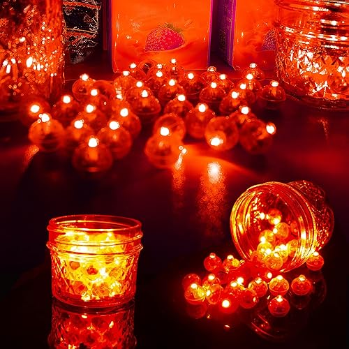 Miniatura 66 de Aogist 100 luces de globo verde, mini bola impermeable de largo tiempo de espera, lámpara LED redonda para linterna de papel, fiesta, boda