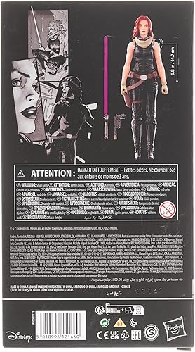 Miniatura 7 de Hasbro Star Wars The Black Series Mara Jade - Figura de acción de 6 pulgadas (F7001), (F70015L0), Negro -