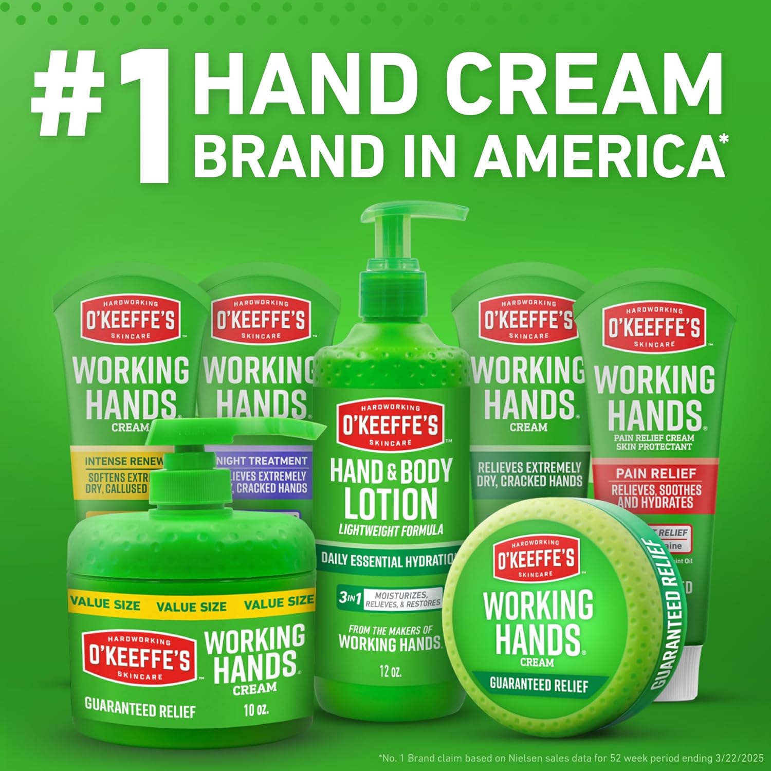 O'Keeffe's Working Hands Intense Renewal Hand Cream, 3 oz Tube (Pack of 1) - Softens and Smooths Extremely Callused, Dry Hands - Image 8